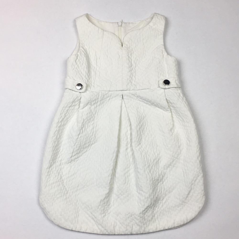 ZARA ivory sleeveless dress